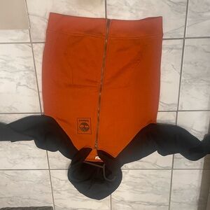 Timberland Orange and Black Hoodie